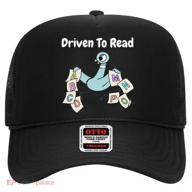 Driven To Read Pigeon Library Reading Books Reader Hat