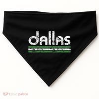 Dallas Texas Retro Weathered Throwback USA-Made Doggie Bandana thumb 0