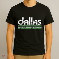 Dallas Texas Retro Weathered Throwback T-Shirt thumb 3