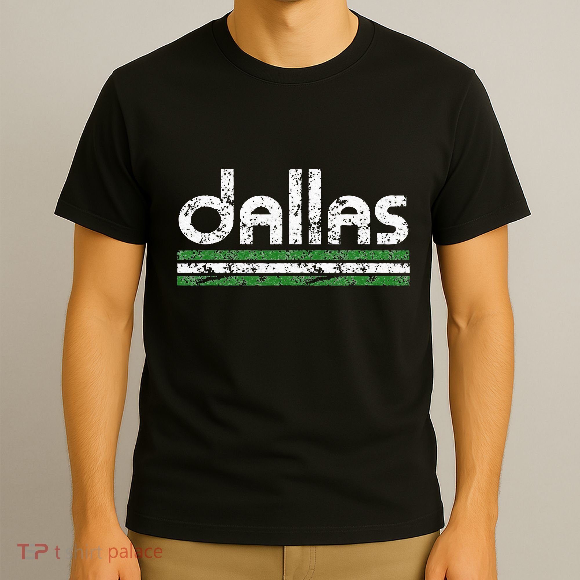 Dallas Texas Retro Weathered Throwback T-Shirt