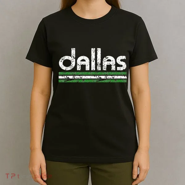 Dallas Texas Retro Weathered Throwback T-Shirt