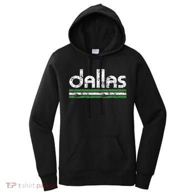 Dallas Texas Retro Weathered Throwback Women's Hoodie