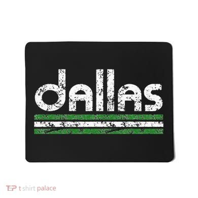 Dallas Texas Retro Weathered Throwback Mousepad