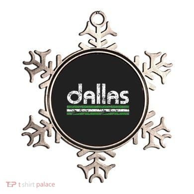 Dallas Texas Retro Weathered Throwback Ornament