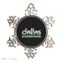 Dallas Texas Retro Weathered Throwback Ornament thumb 0