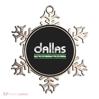 Dallas Texas Retro Weathered Throwback Ornament
