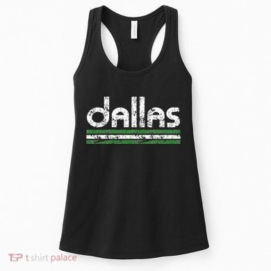 Dallas Texas Retro Weathered Throwback Women's Tank Top