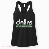 Dallas Texas Retro Weathered Throwback Women's Tank Top thumb 0