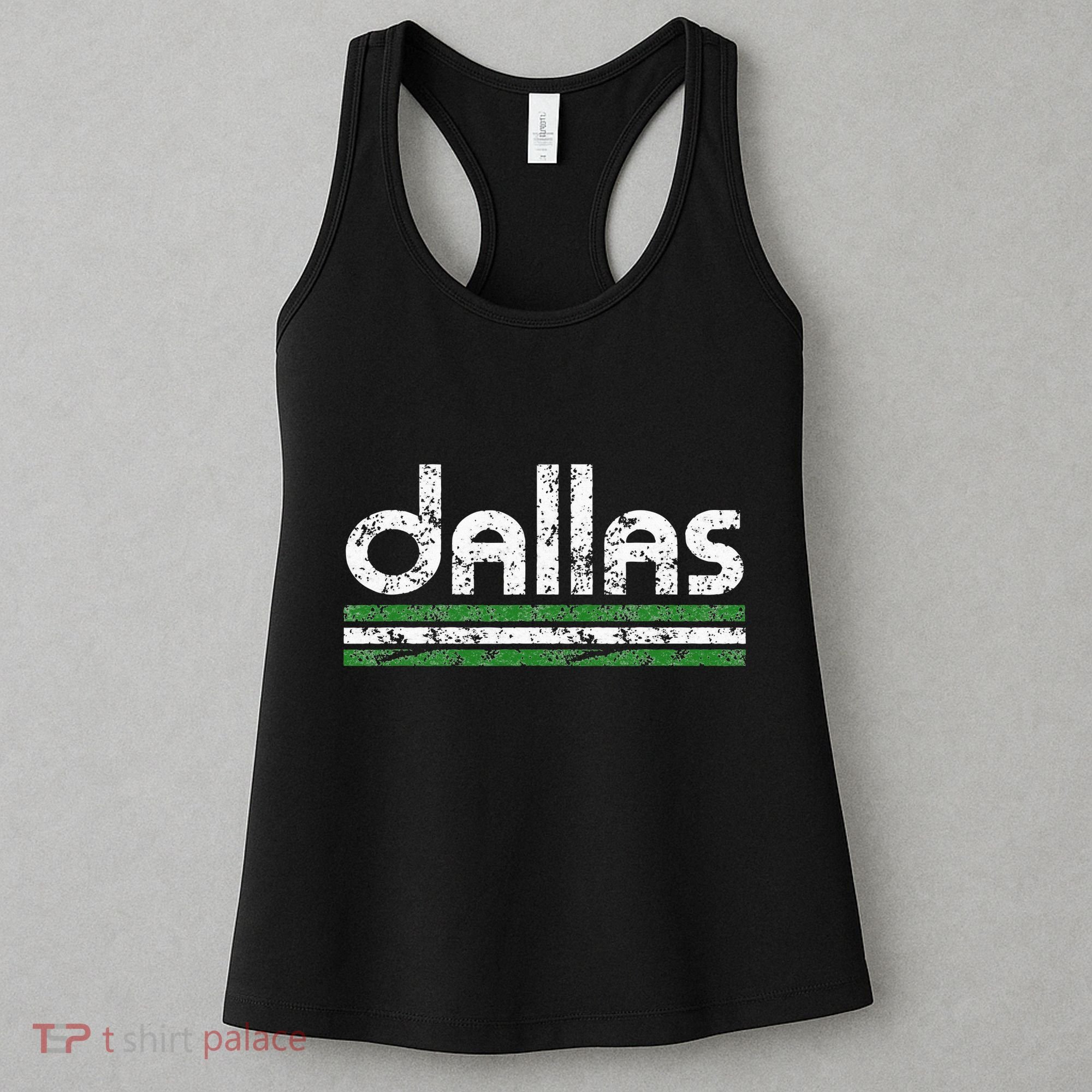 Dallas Texas Retro Weathered Throwback Women's Tank Top
