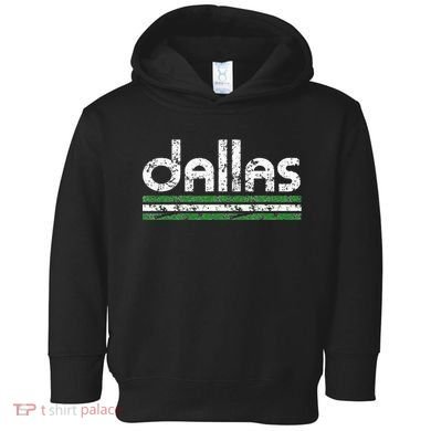 Dallas Texas Retro Weathered Throwback Toddler Hoodie