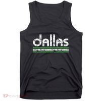 Dallas Texas Retro Weathered Throwback Tank Top thumb 0
