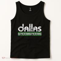 Dallas Texas Retro Weathered Throwback Tank Top thumb 2