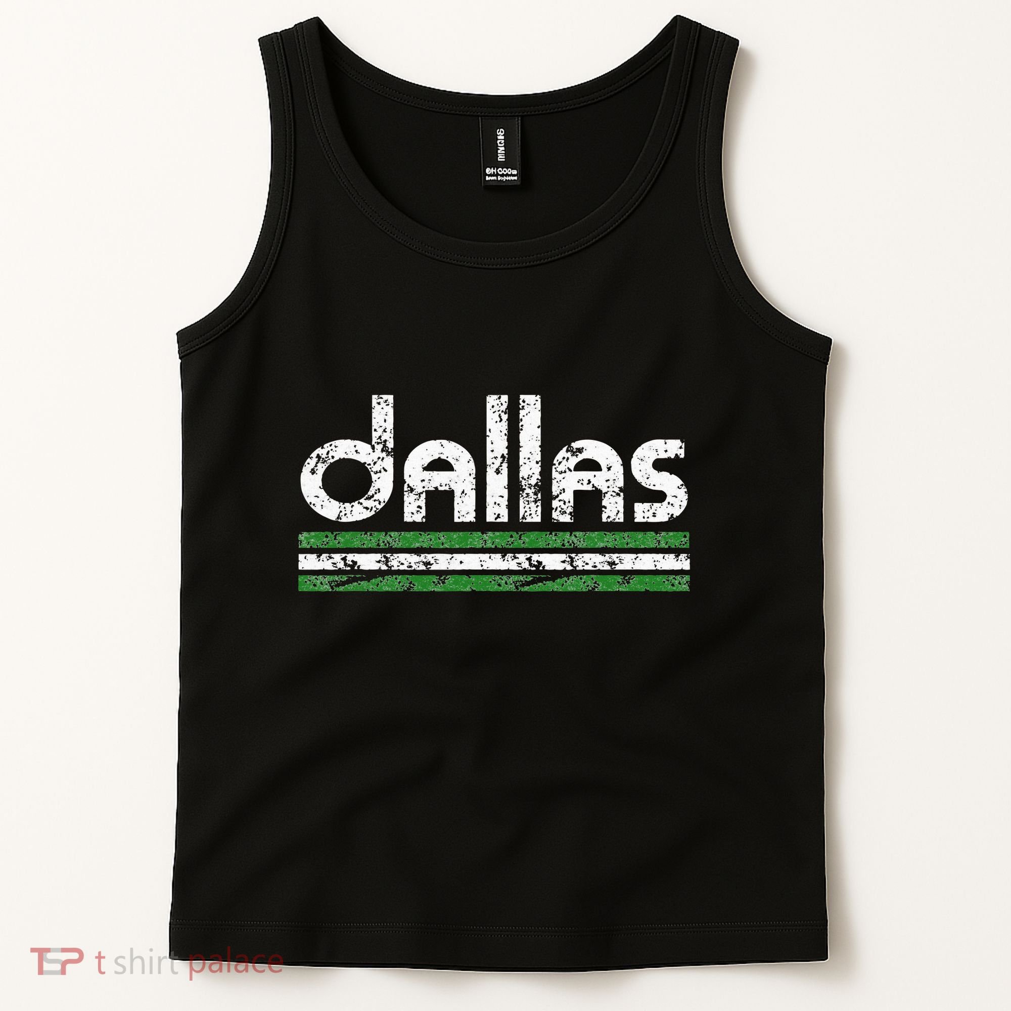 Dallas Texas Retro Weathered Throwback Tank Top