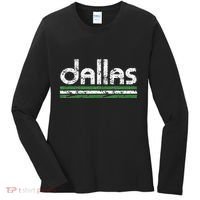 Dallas Texas Retro Weathered Throwback Women's Long Sleeve Shirt thumb 0