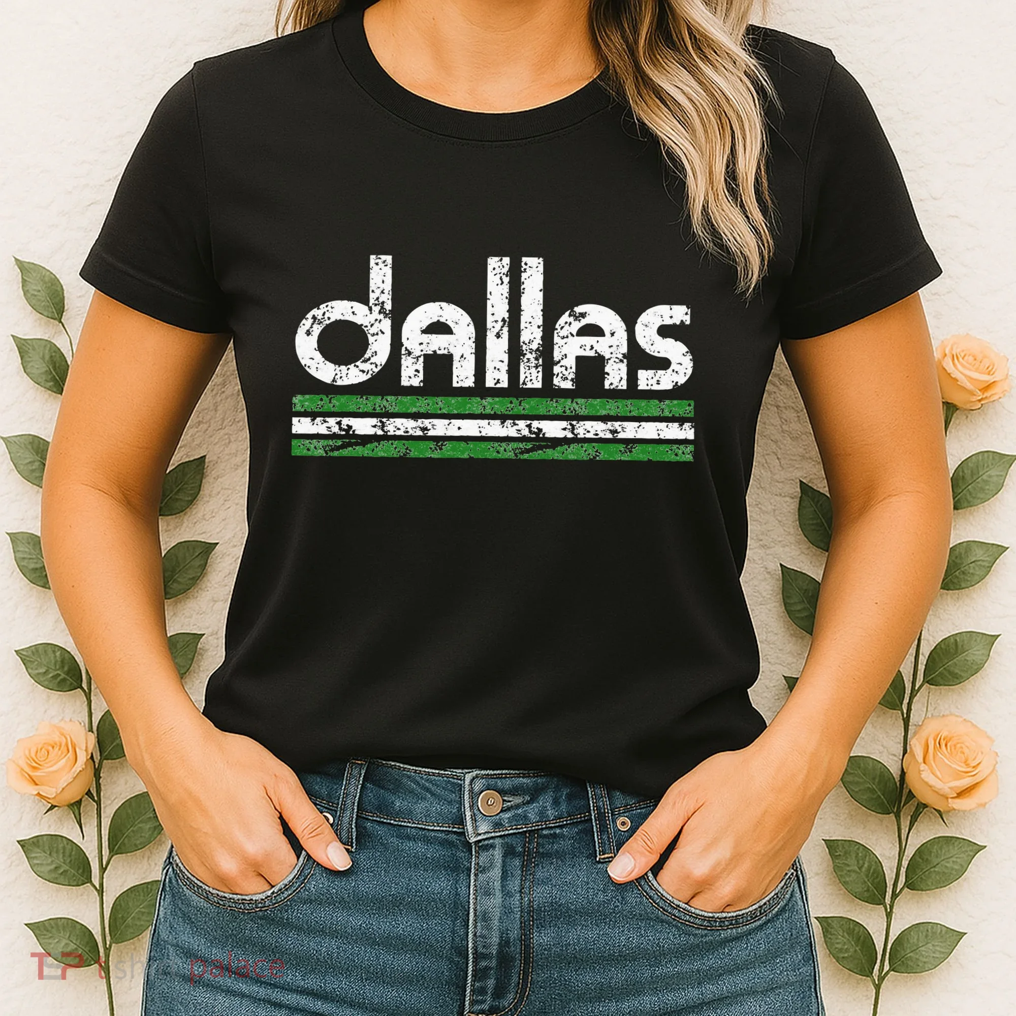 Dallas Texas Retro Weathered Throwback Women's T-Shirt