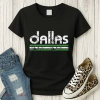 Dallas Texas Retro Weathered Throwback Women's T-Shirt thumb 3