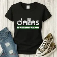 Dallas Texas Retro Weathered Throwback Women's T-Shirt thumb 3