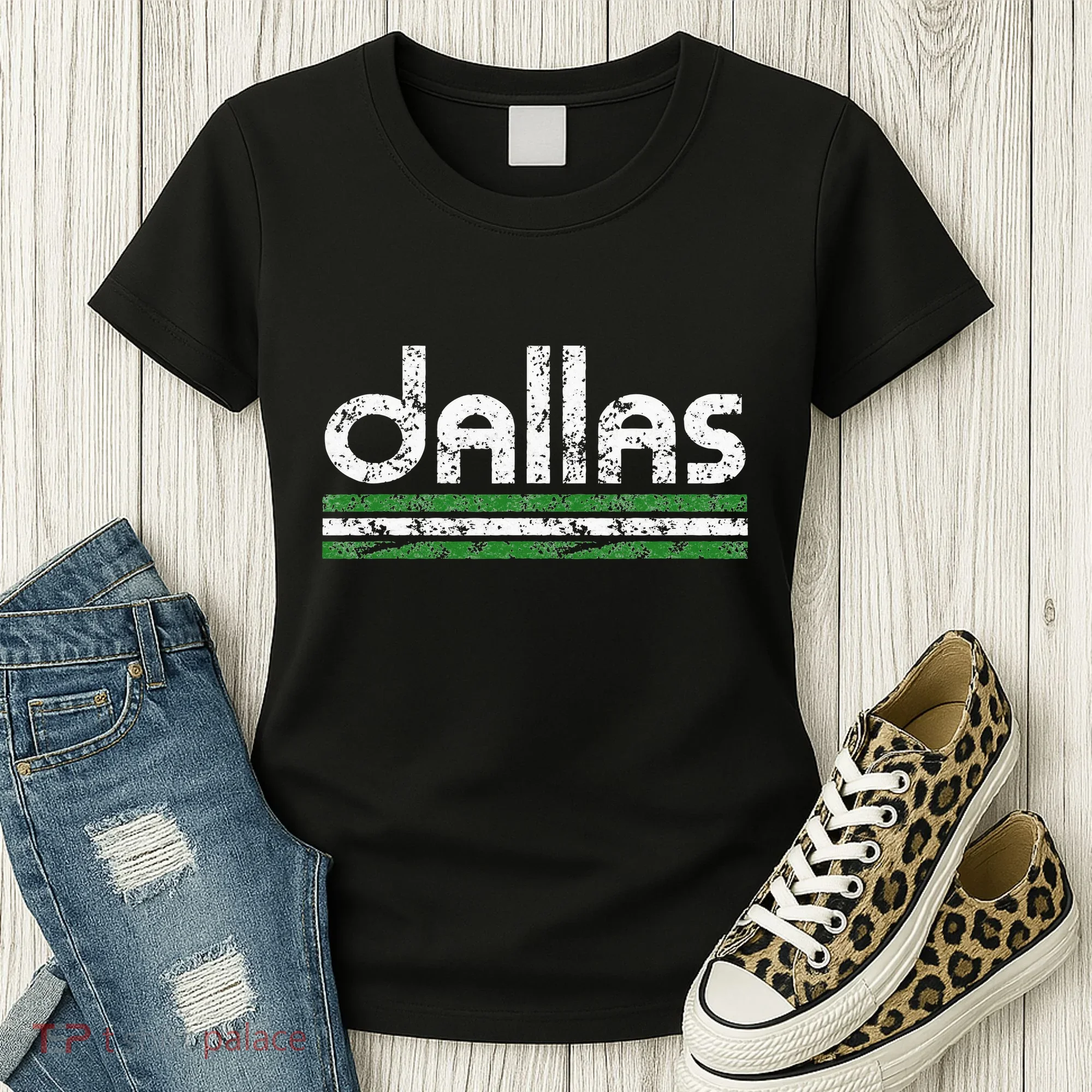Dallas Texas Retro Weathered Throwback Women's T-Shirt