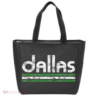 Dallas Texas Retro Weathered Throwback Tote Bag