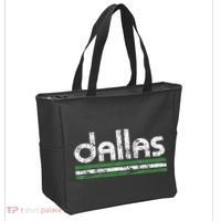 Dallas Texas Retro Weathered Throwback Tote Bag thumb 2
