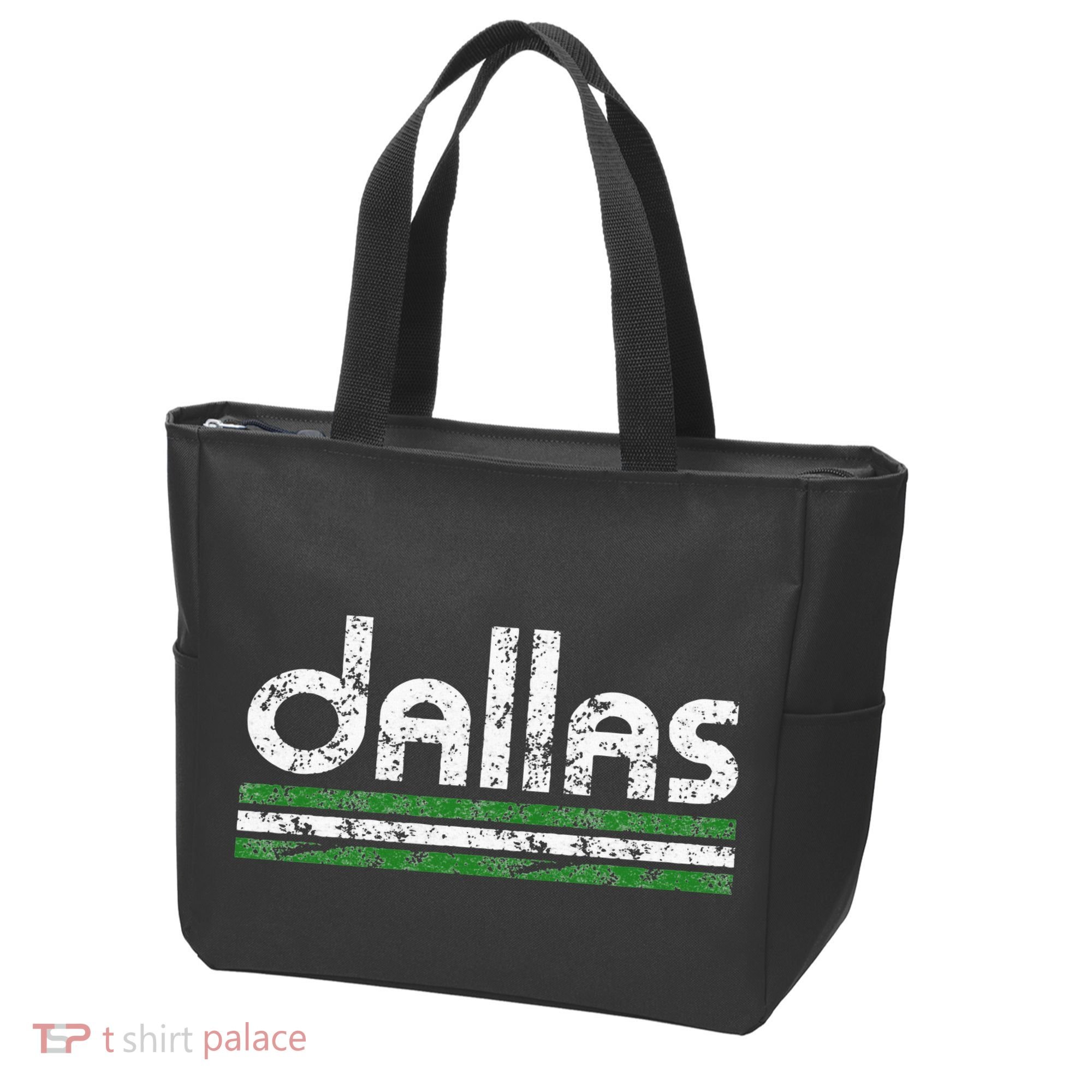 Dallas Texas Retro Weathered Throwback Tote Bag
