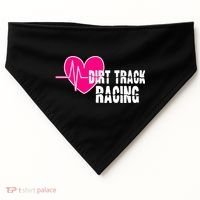 Dirt Track Racing Stock Car Racing Gift USA-Made Doggie Bandana thumb 0