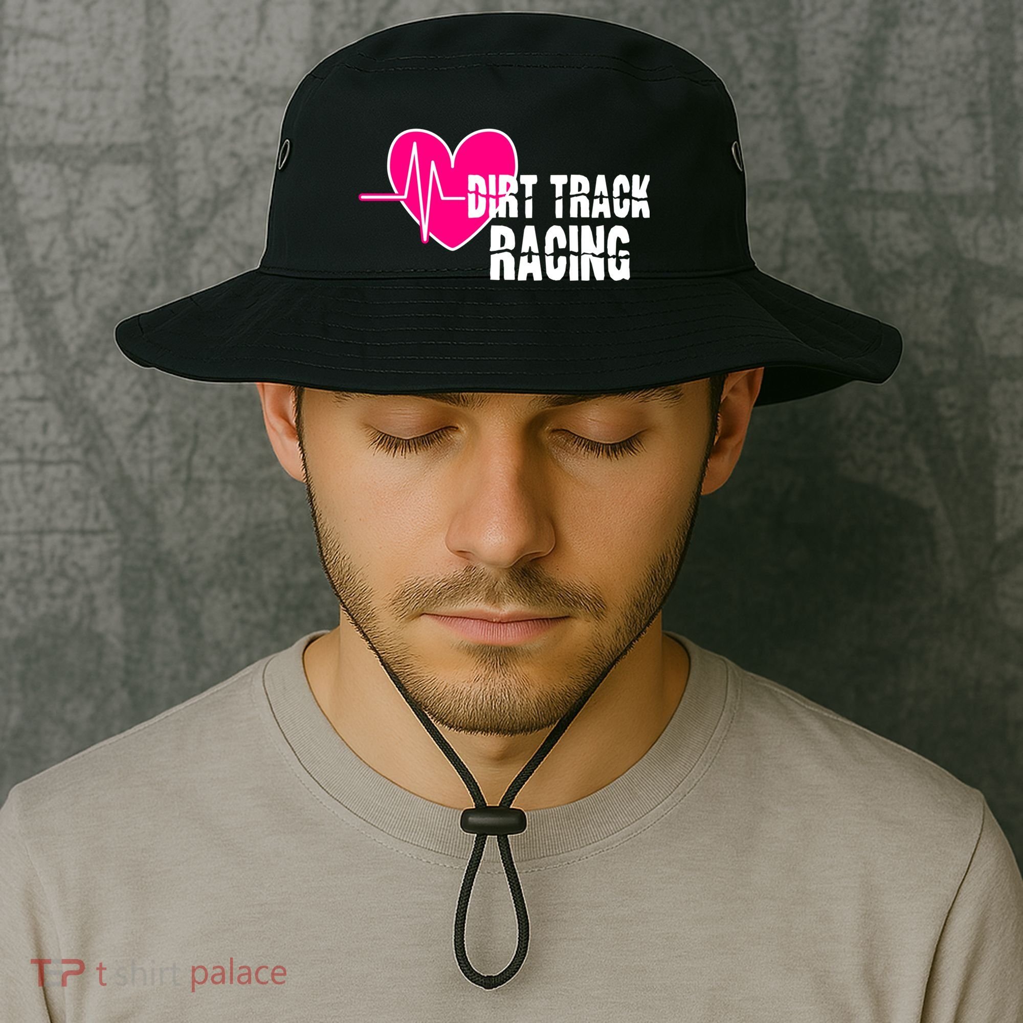 Dirt Track Racing Stock Car Racing Gift Bucket Hat