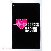 Dirt Track Racing Stock Car Racing Gift Golf Towel thumb 0