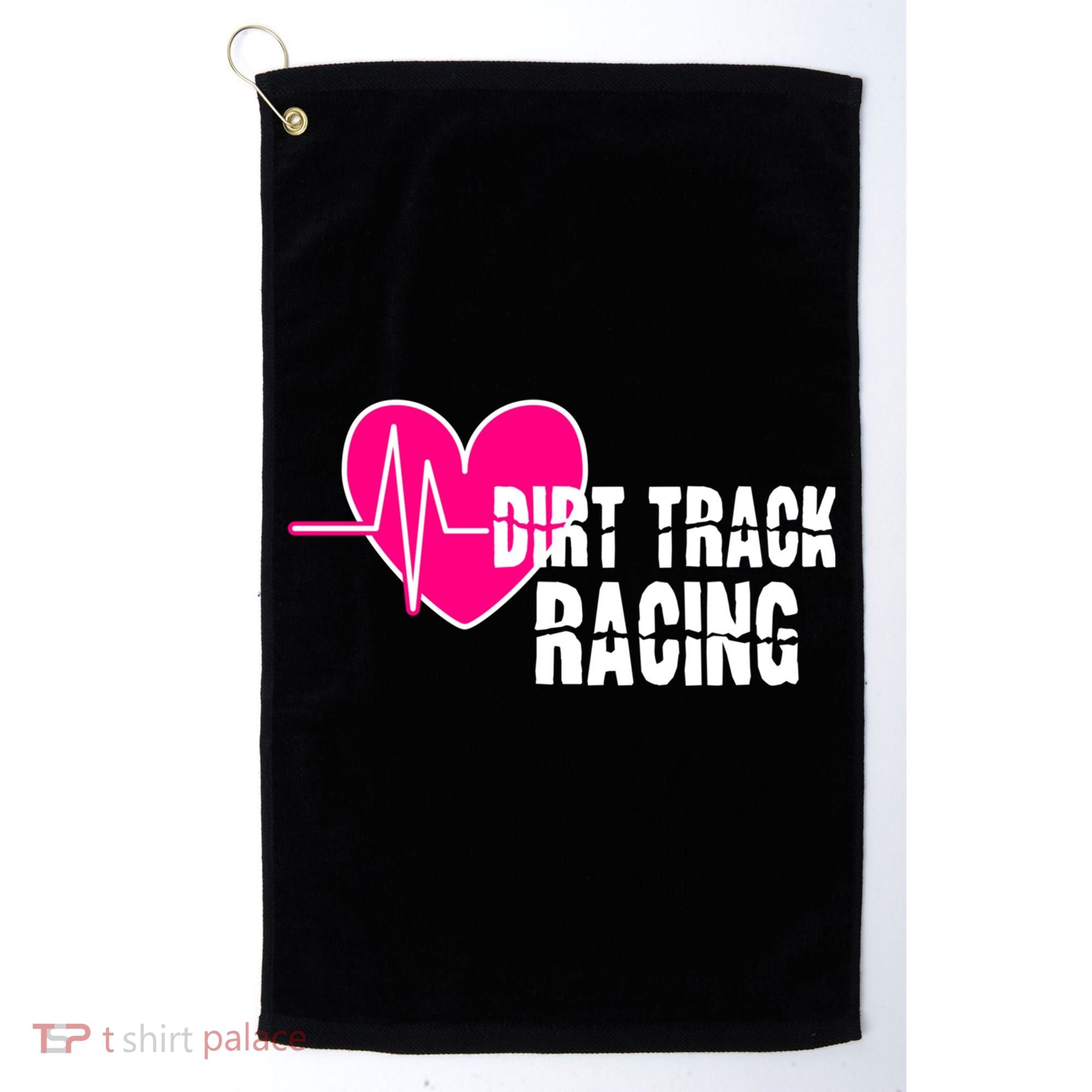 Dirt Track Racing Stock Car Racing Gift Golf Towel