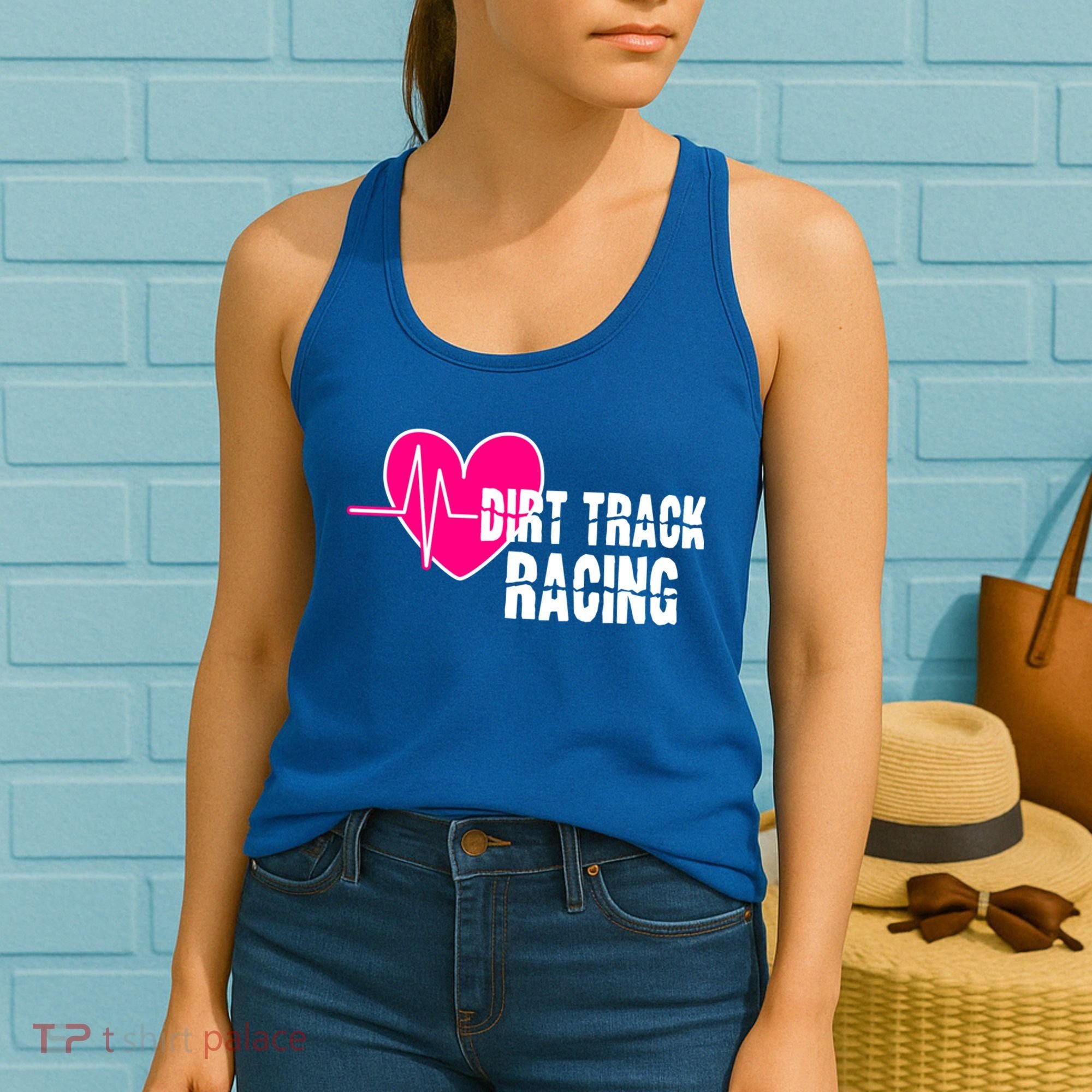 Dirt Track Racing Stock Car Racing Gift Women's Tank Top