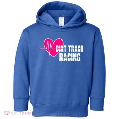 Dirt Track Racing Stock Car Racing Gift Toddler Hoodie