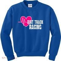 Dirt Track Racing Stock Car Racing Gift Kids Sweatshirt thumb 0