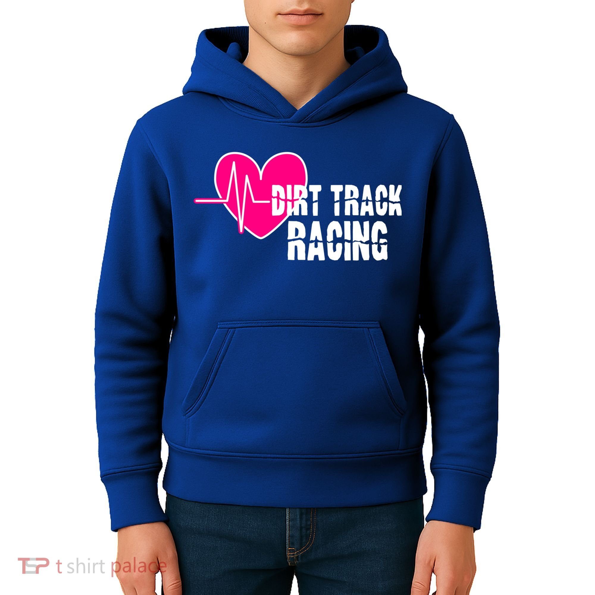 Dirt Track Racing Stock Car Racing Gift Kids Hoodie