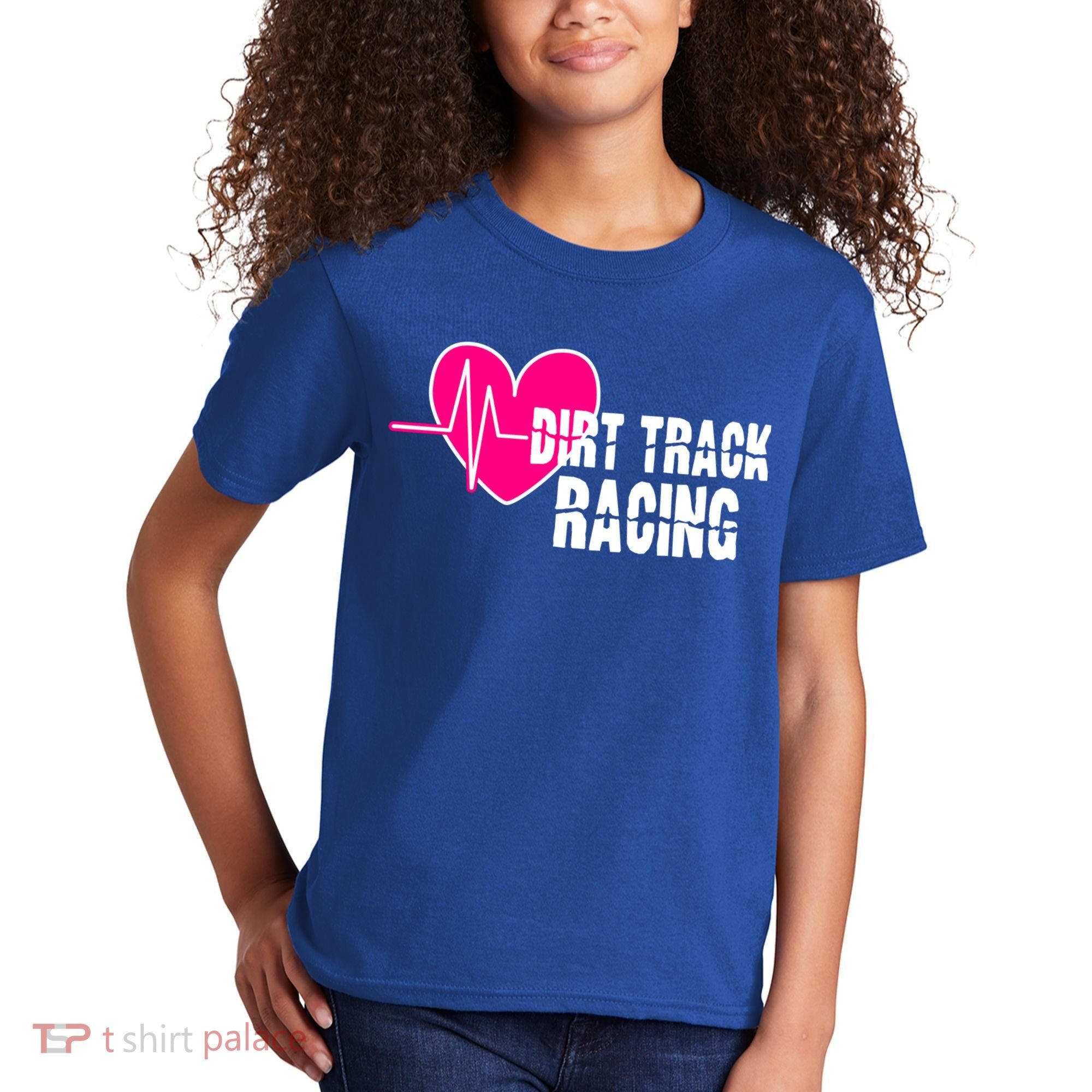 Dirt Track Racing Stock Car Racing Gift Kids T-Shirt
