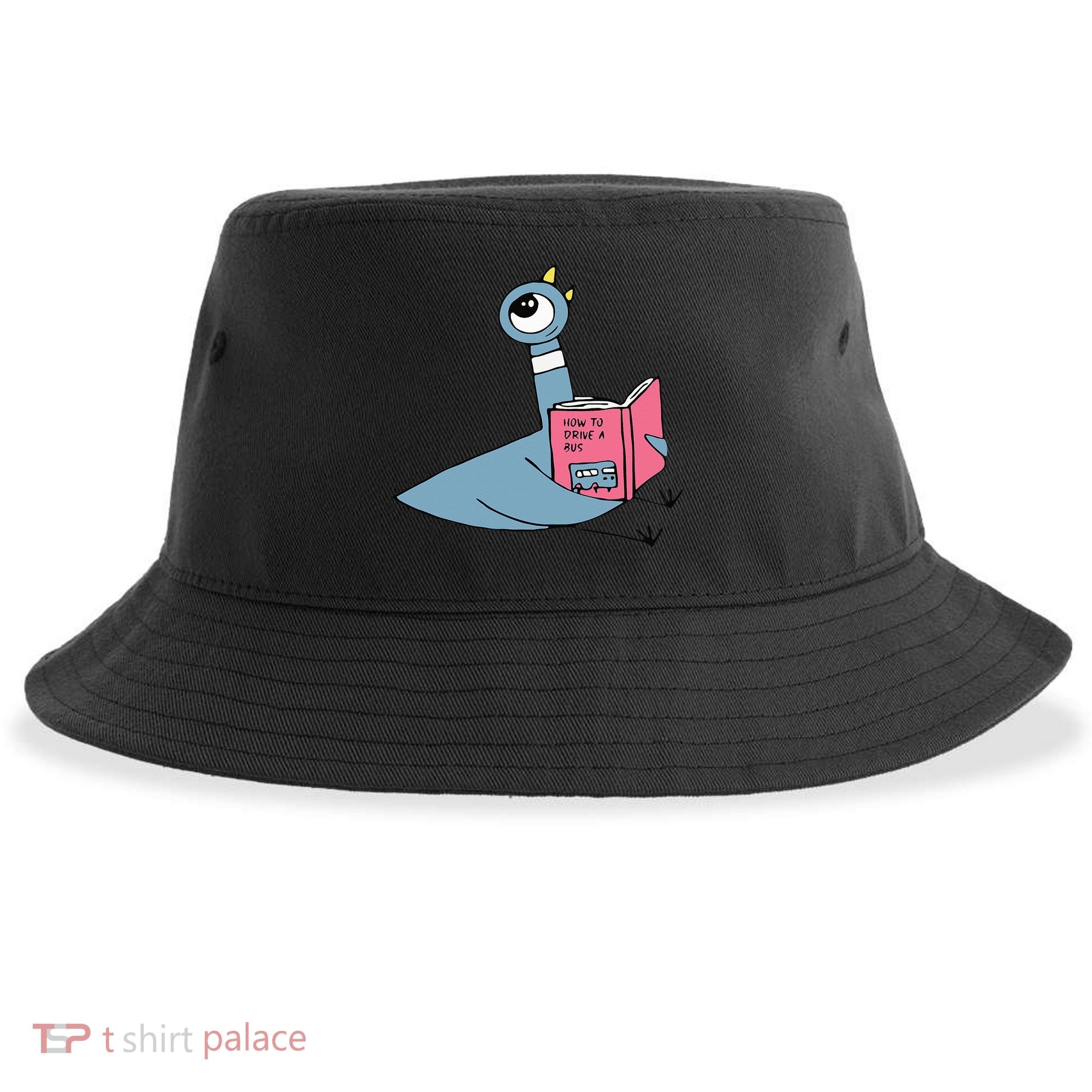 Driven To Read Pigeon Library Reading Books Reader Sustainable Bucket Hat