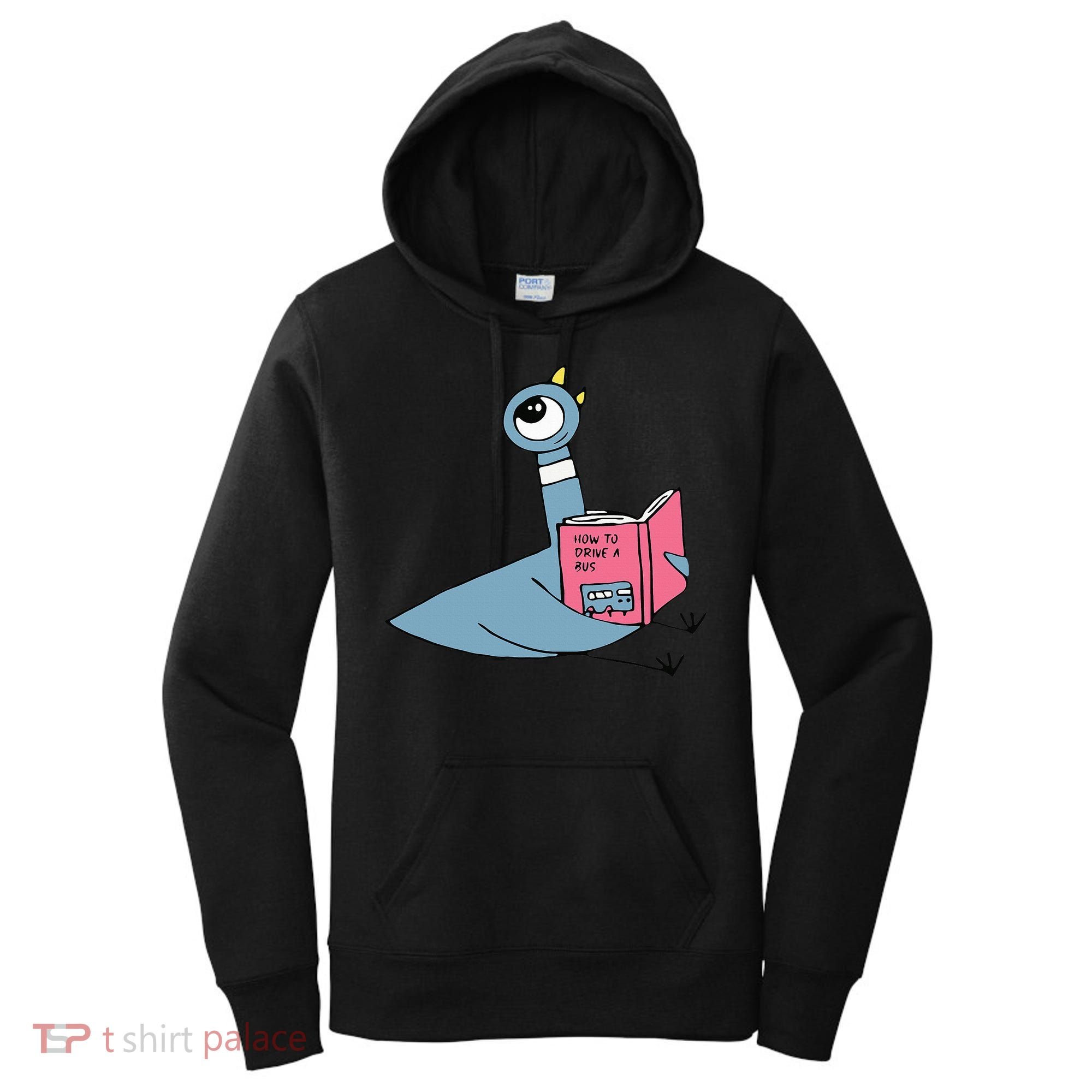 Driven To Read Pigeon Library Reading Books Reader Women's Hoodie