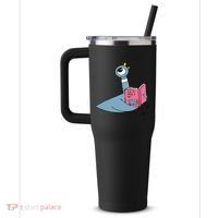 Driven To Read Pigeon Library Reading Books Reader 40oz Vacuum Insulated Stainless Steel Travel Tumbler thumb 2