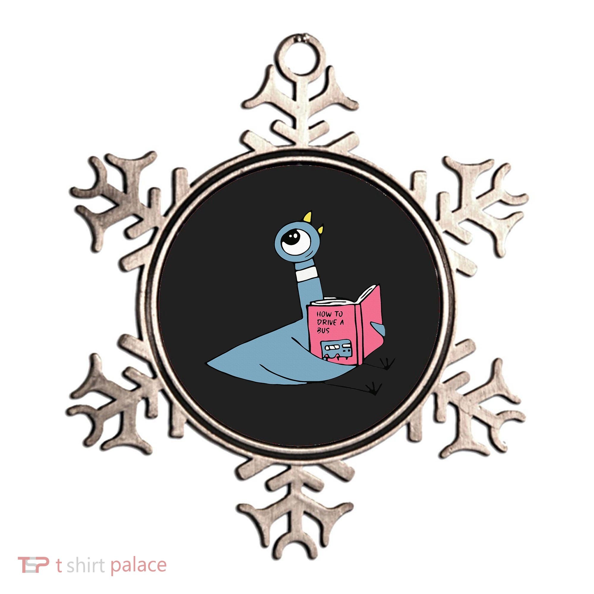 Driven To Read Pigeon Library Reading Books Reader Ornament