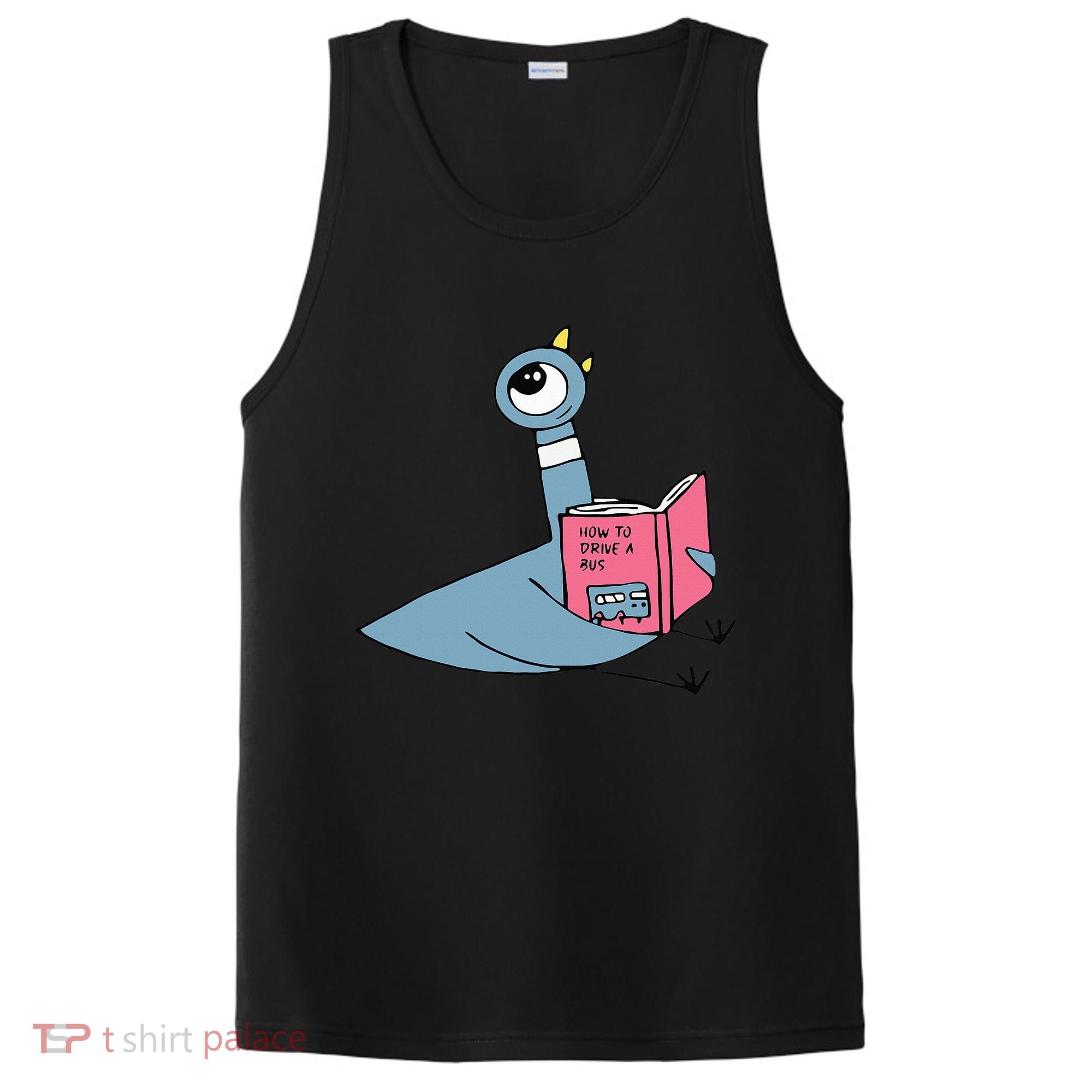 Driven To Read Pigeon Library Reading Books Reader PosiCharge Competitor Tank