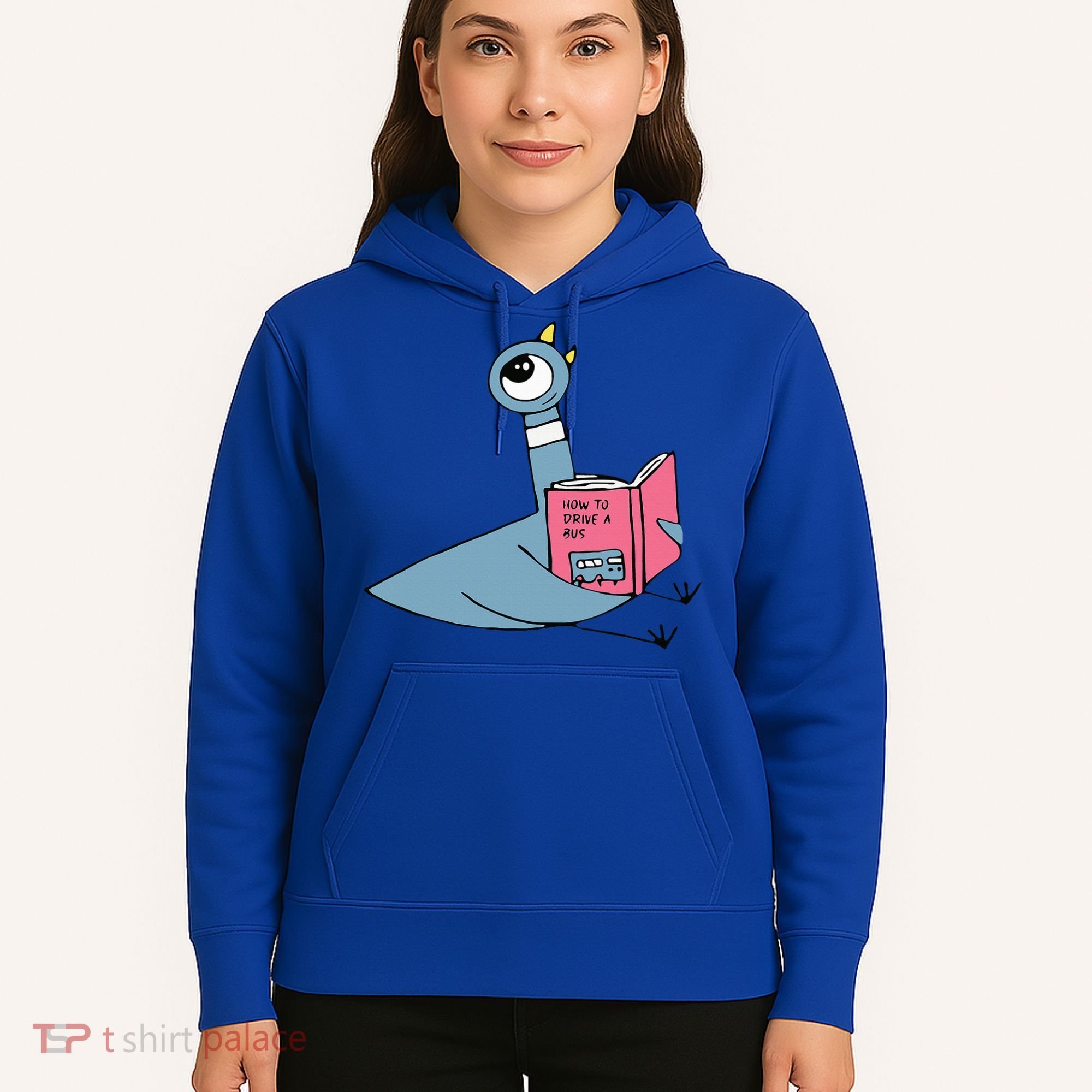 Driven To Read Pigeon Library Reading Books Reader Hoodie