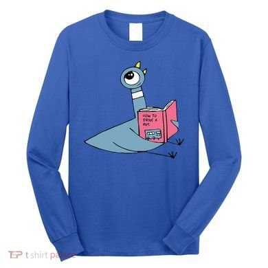Driven To Read Pigeon Library Reading Books Reader Long Sleeve Shirt