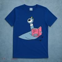 Driven To Read Pigeon Library Reading Books Reader T-Shirt thumb 5