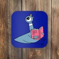 Driven To Read Pigeon Library Reading Books Reader Coaster thumb 0
