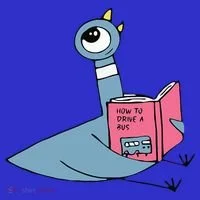 Driven To Read Pigeon Library Reading Books Reader Tumbler thumb 3