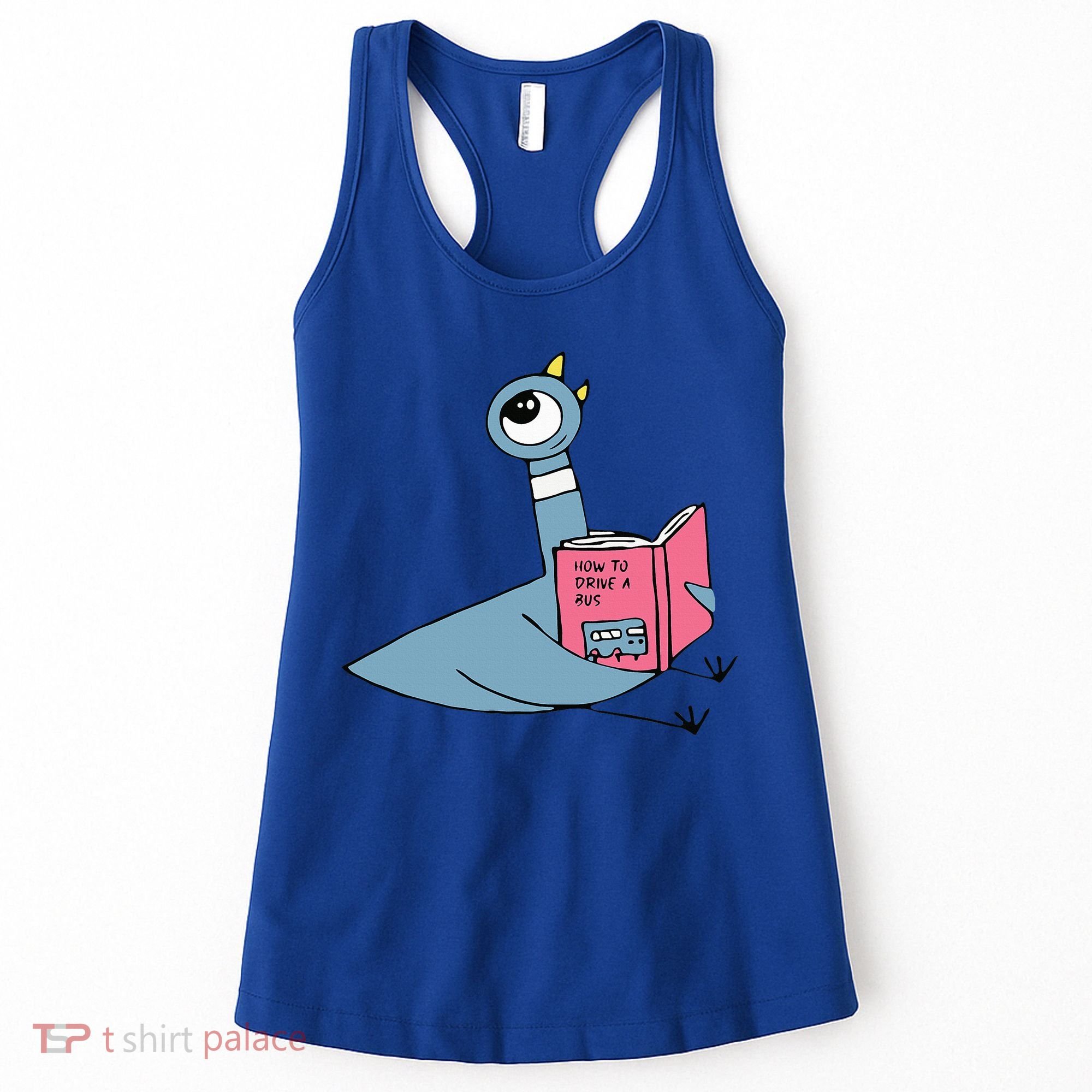 Driven To Read Pigeon Library Reading Books Reader Women's Tank Top