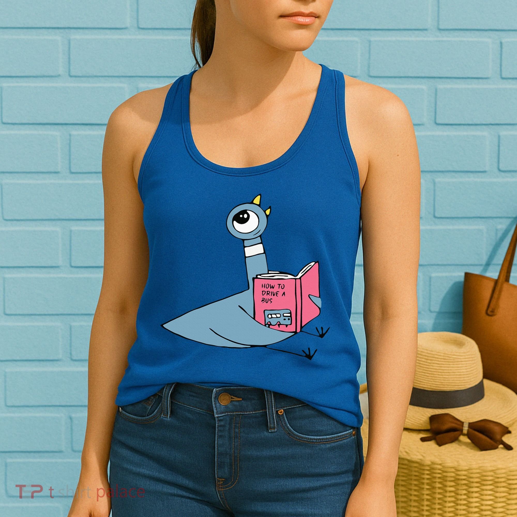 Driven To Read Pigeon Library Reading Books Reader Women's Tank Top
