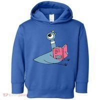 Driven To Read Pigeon Library Reading Books Reader Toddler Hoodie thumb 0