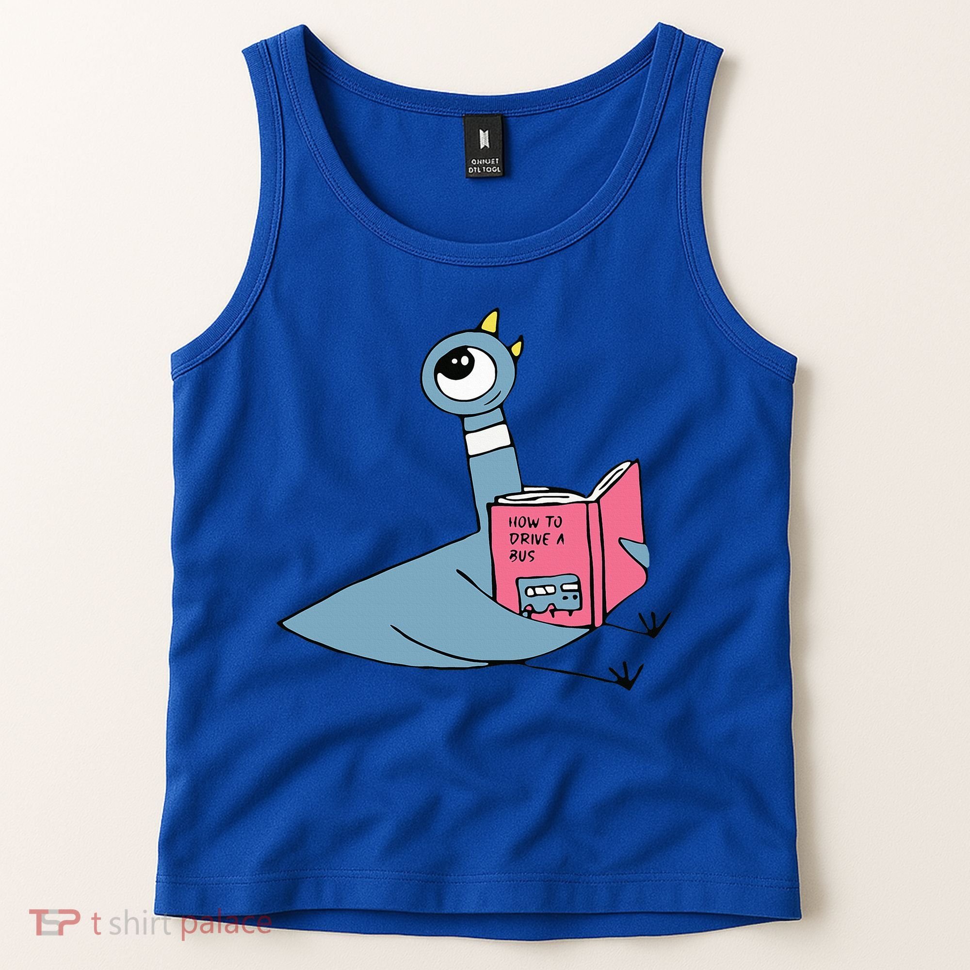 Driven To Read Pigeon Library Reading Books Reader Tank Top