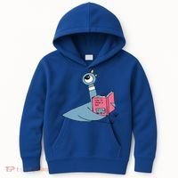 Driven To Read Pigeon Library Reading Books Reader Kids Hoodie thumb 0