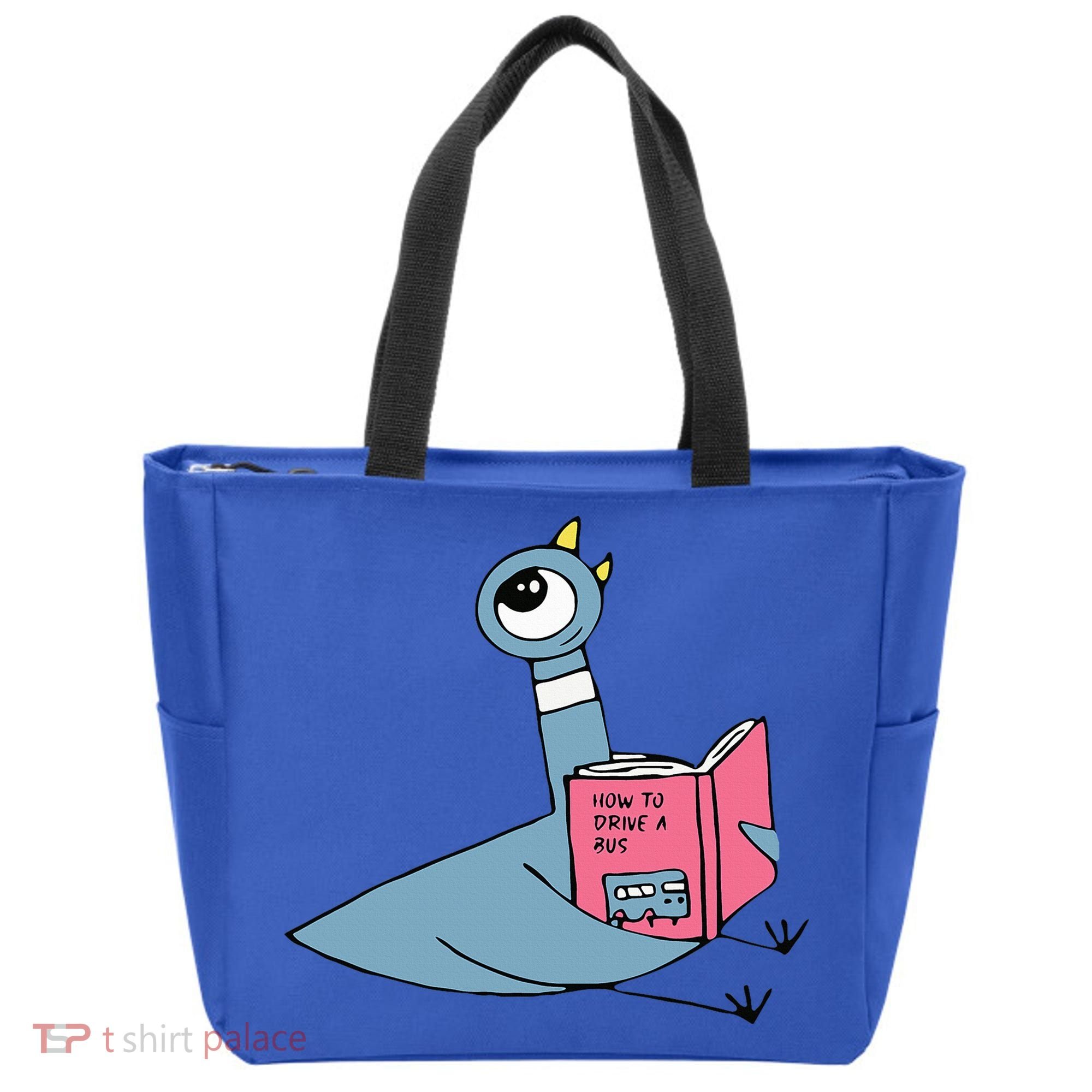 Driven To Read Pigeon Library Reading Books Reader Tote Bag